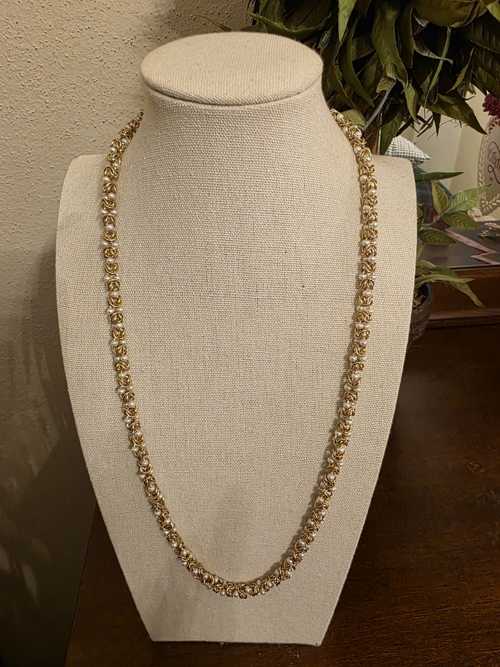 Gold Rope Link Necklace - Women Jewelry